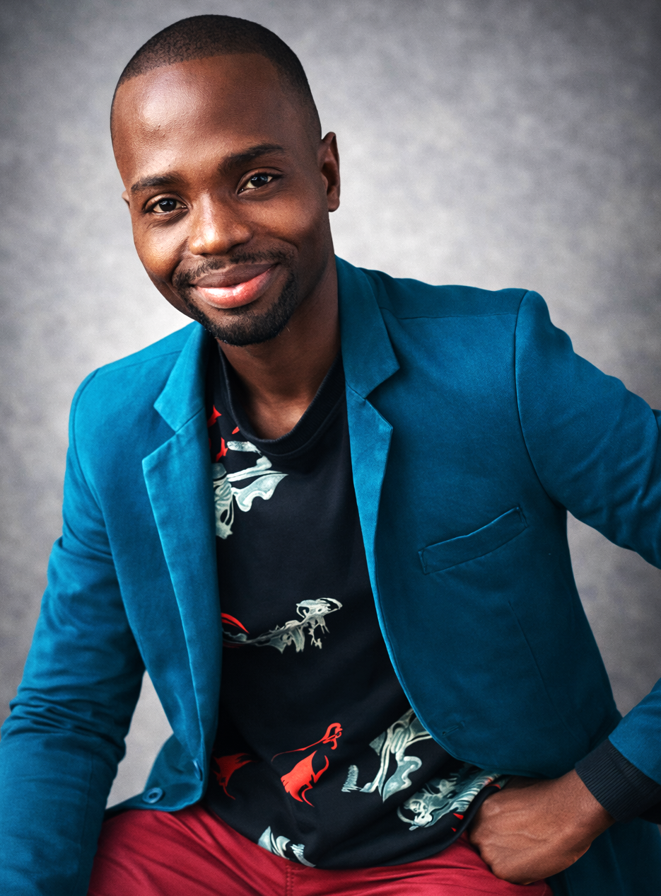 Retrato Descontraido De Um Homem Africano
