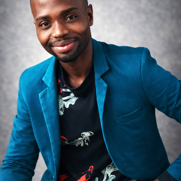 Retrato Descontraido De Um Homem Africano